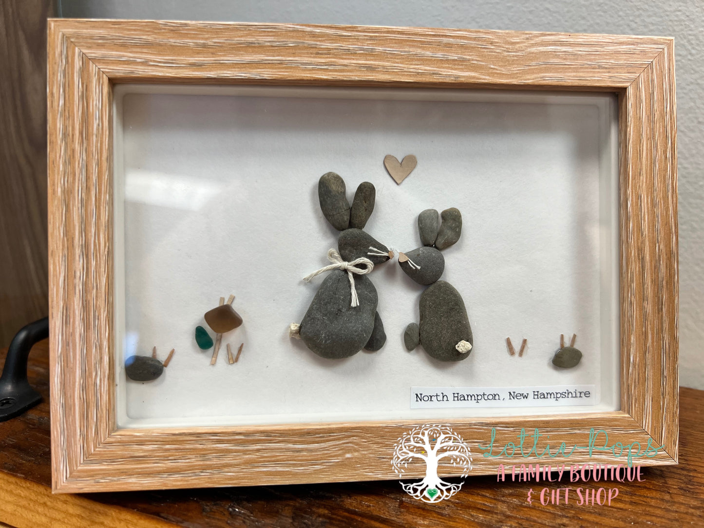Bunny Love Rock Art
