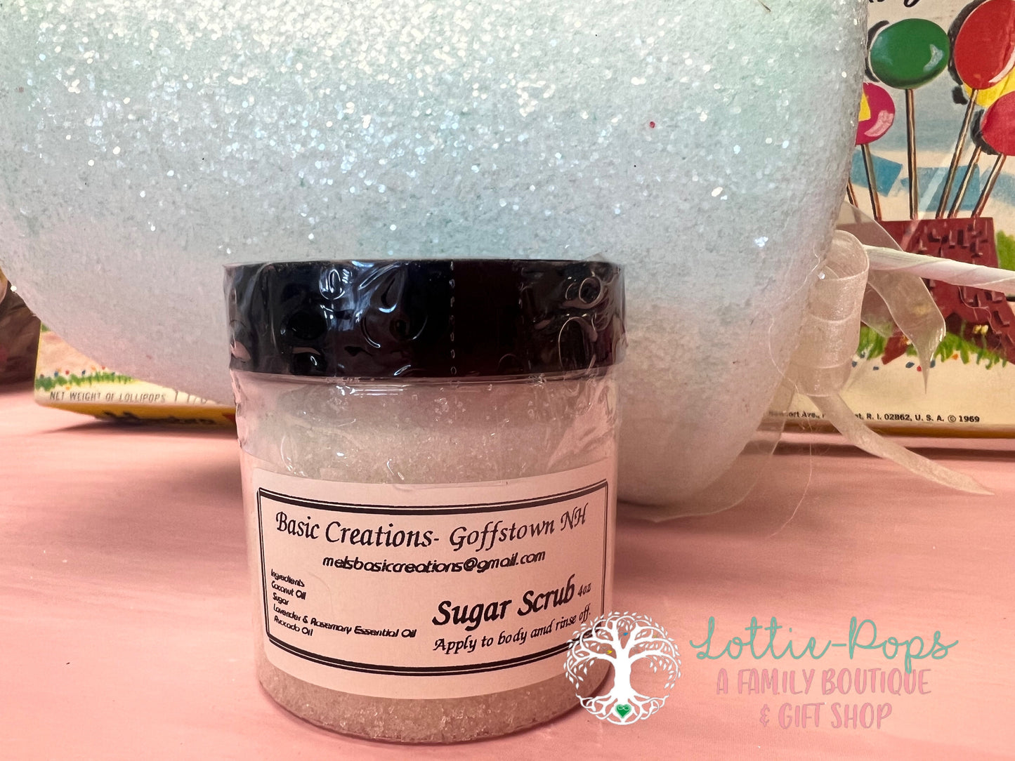 Lavender Rosemary Sugar Scrub - Basic Creations LLC