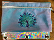 Load image into Gallery viewer, Binder Pencil Case - Peacock - Cobblestone Crafts
