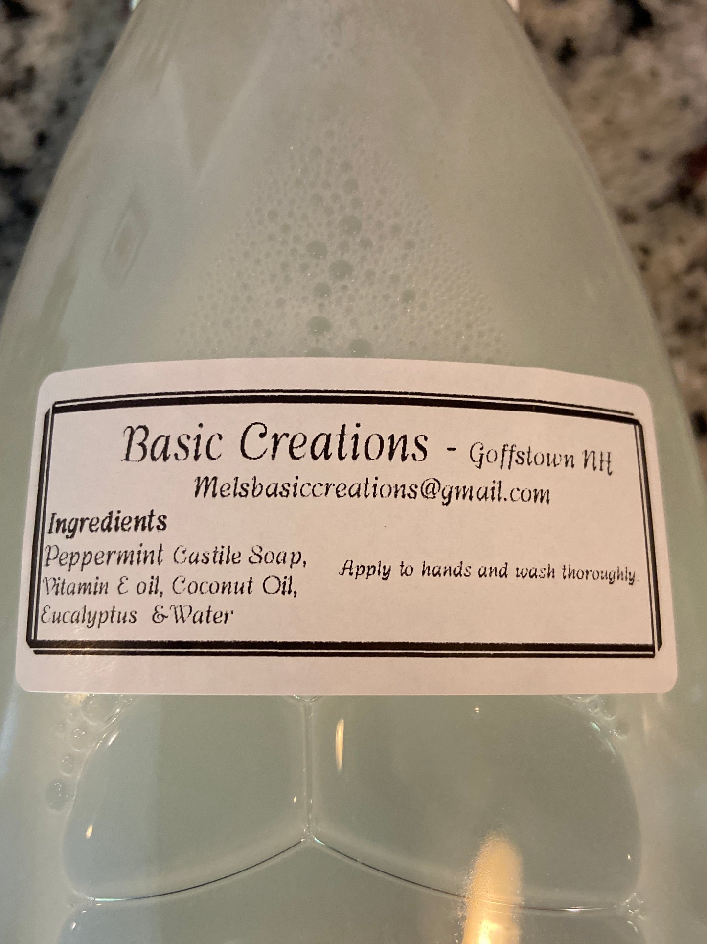 Peppermint Eucalyptus Foaming Soap - Basic Creations LLC