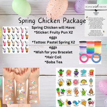 Load image into Gallery viewer, Easter Pre-Filled Eggs and Bucket- Spring Chicken Package PREORDER
