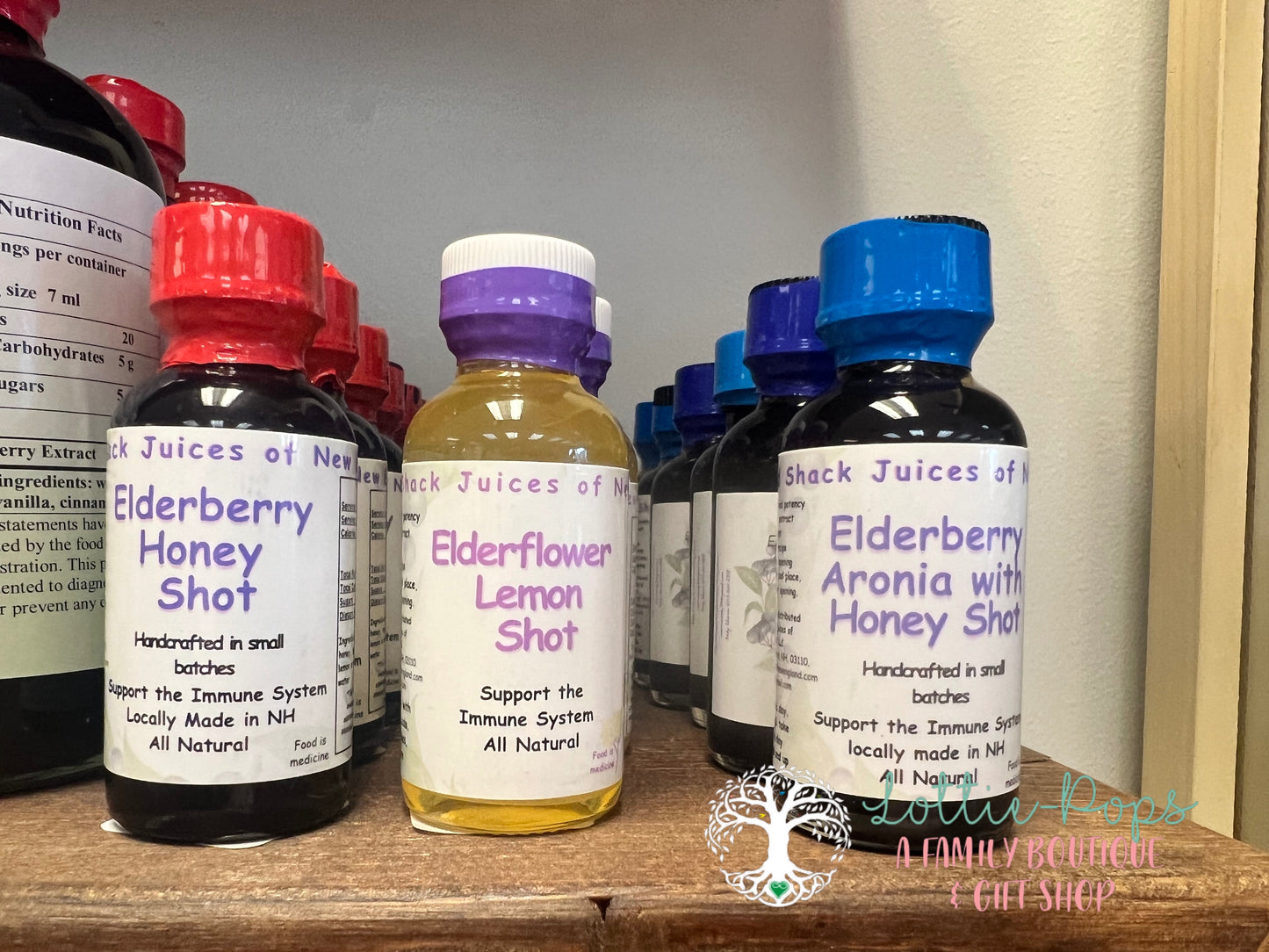 Elderberry Aronia with Honey Shot