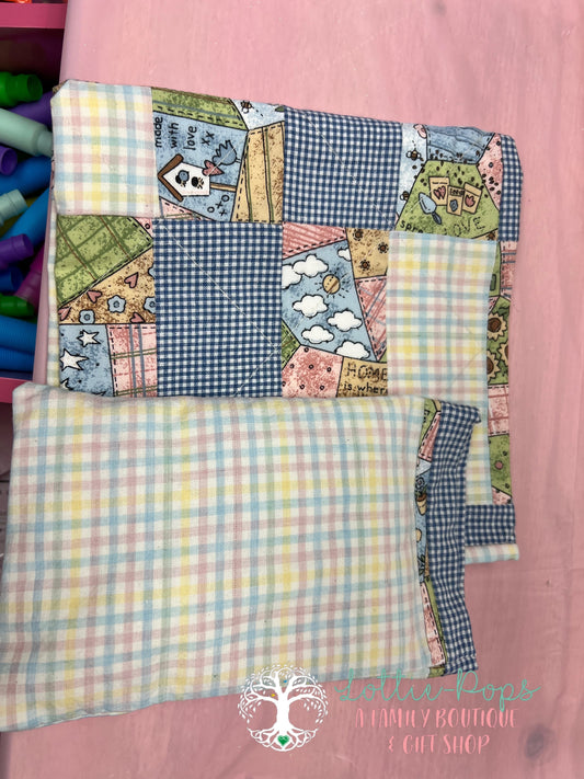 Doll blanket and pillow