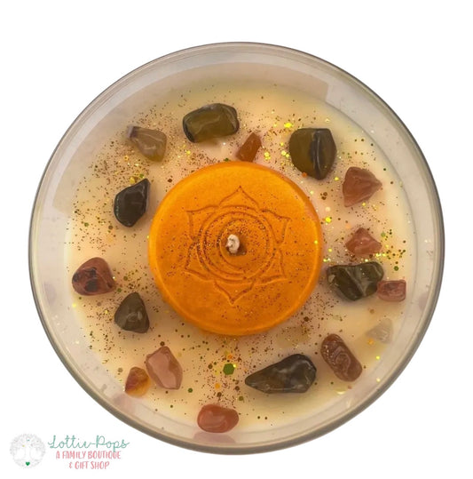 Sacral Chakra Tumbler - Luna Litt Candles