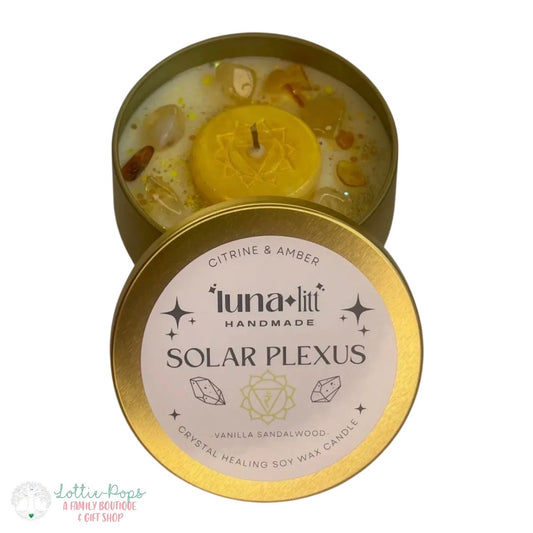 Solar Plexus Chakra Tin - Luna Litt Candles