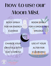 Load image into Gallery viewer, Moon Mist - Moon Stone - Luna Litt Body and Room Spray
