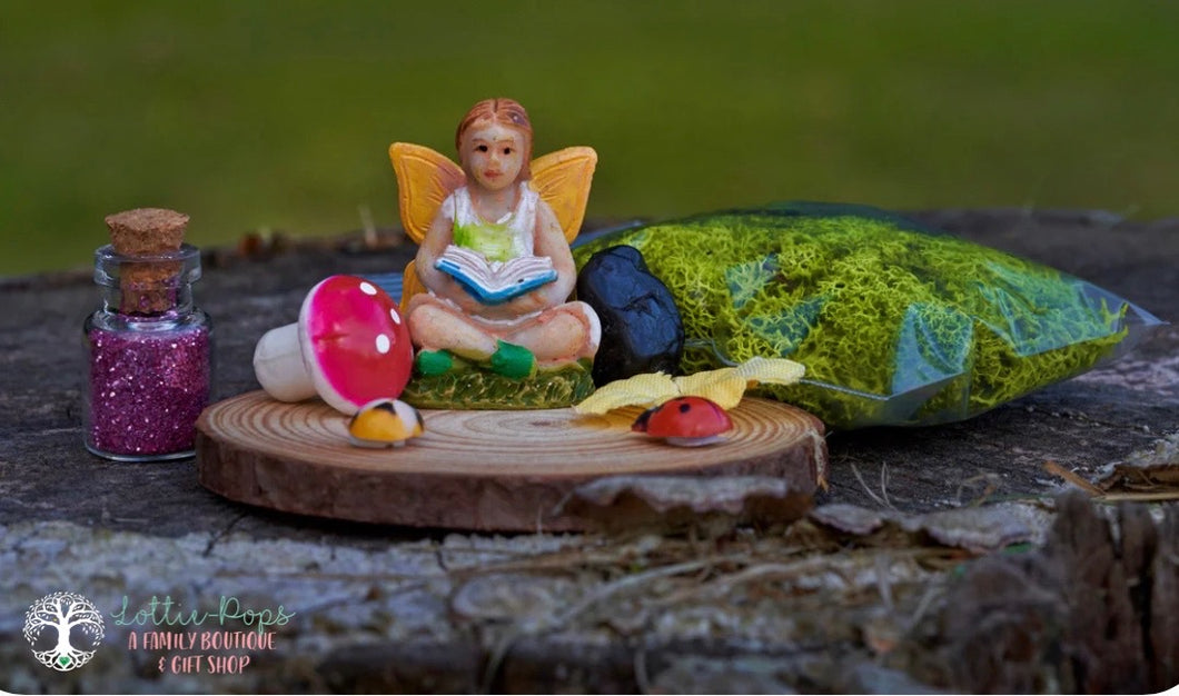 DIY Fairy Garden - Glass Fairies