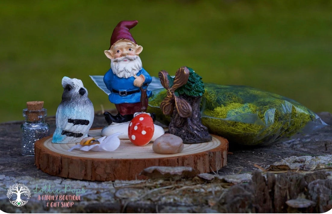 DIY Large Gnome Garden - Glass Fairies