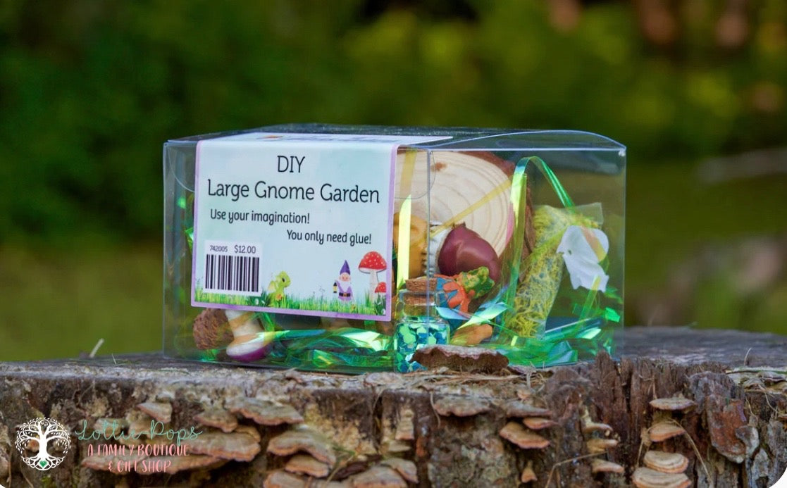 DIY Large Gnome Garden - Glass Fairies