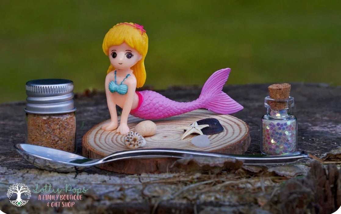 DIY Mermaid Garden - Glass Fairies - DIY