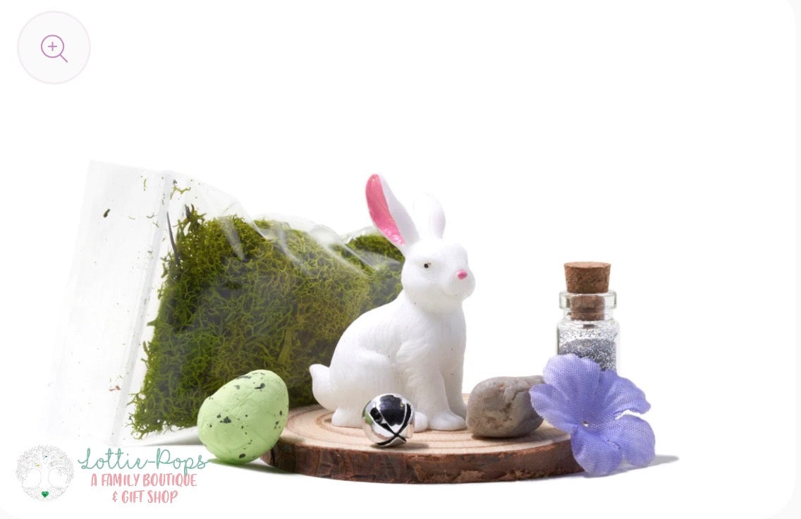 DIY Bunny Garden - Glass Fairies