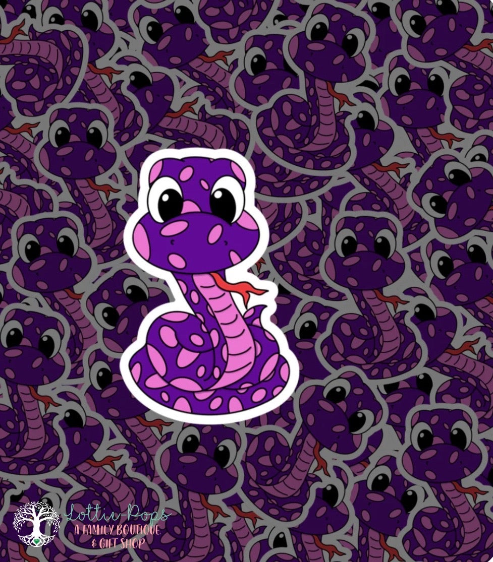 Polka Dot Snake Sticker - Glass Fairies - Stickers