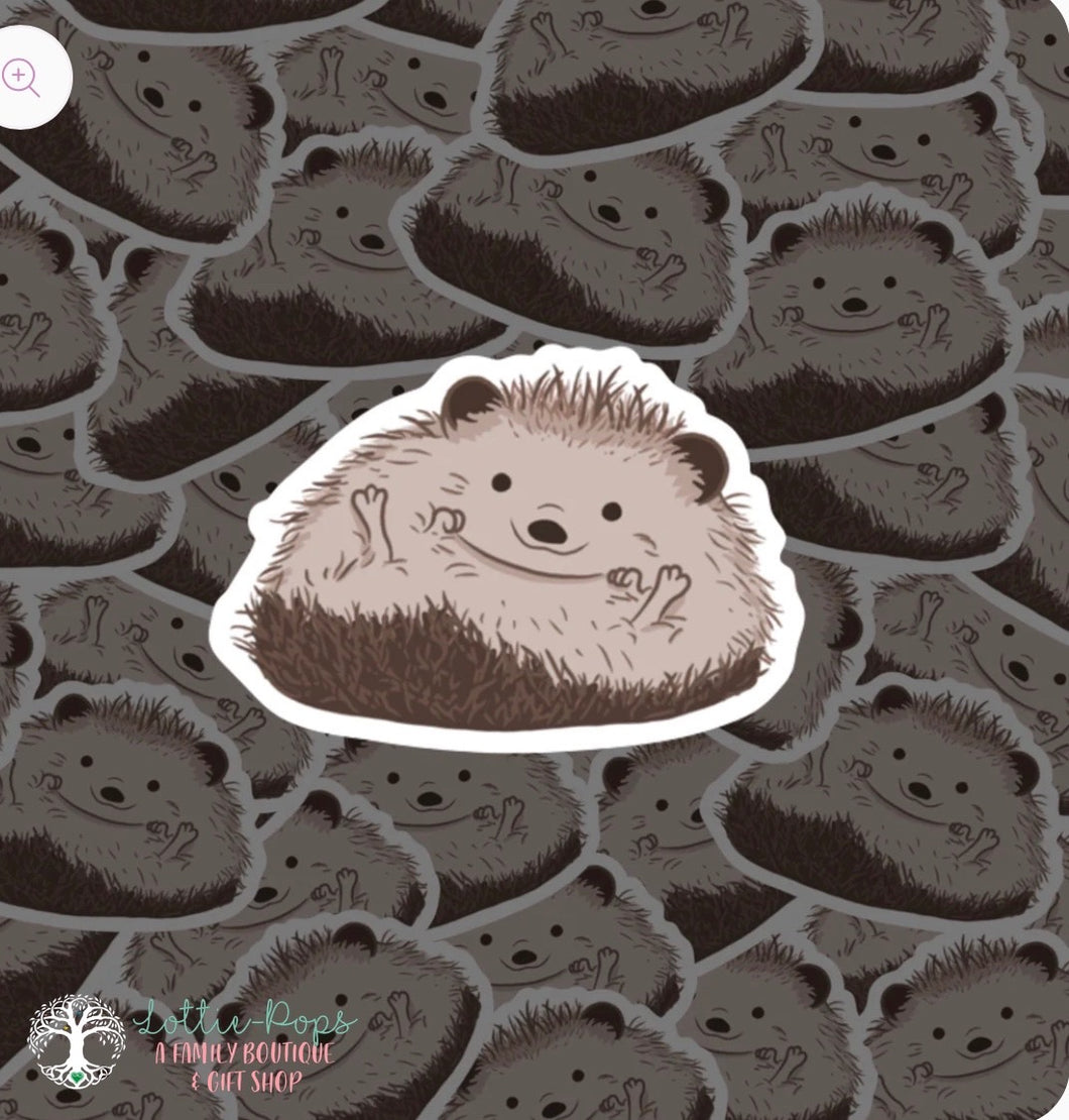 Hedgehog Sticker - Glass Fairies - Stickers