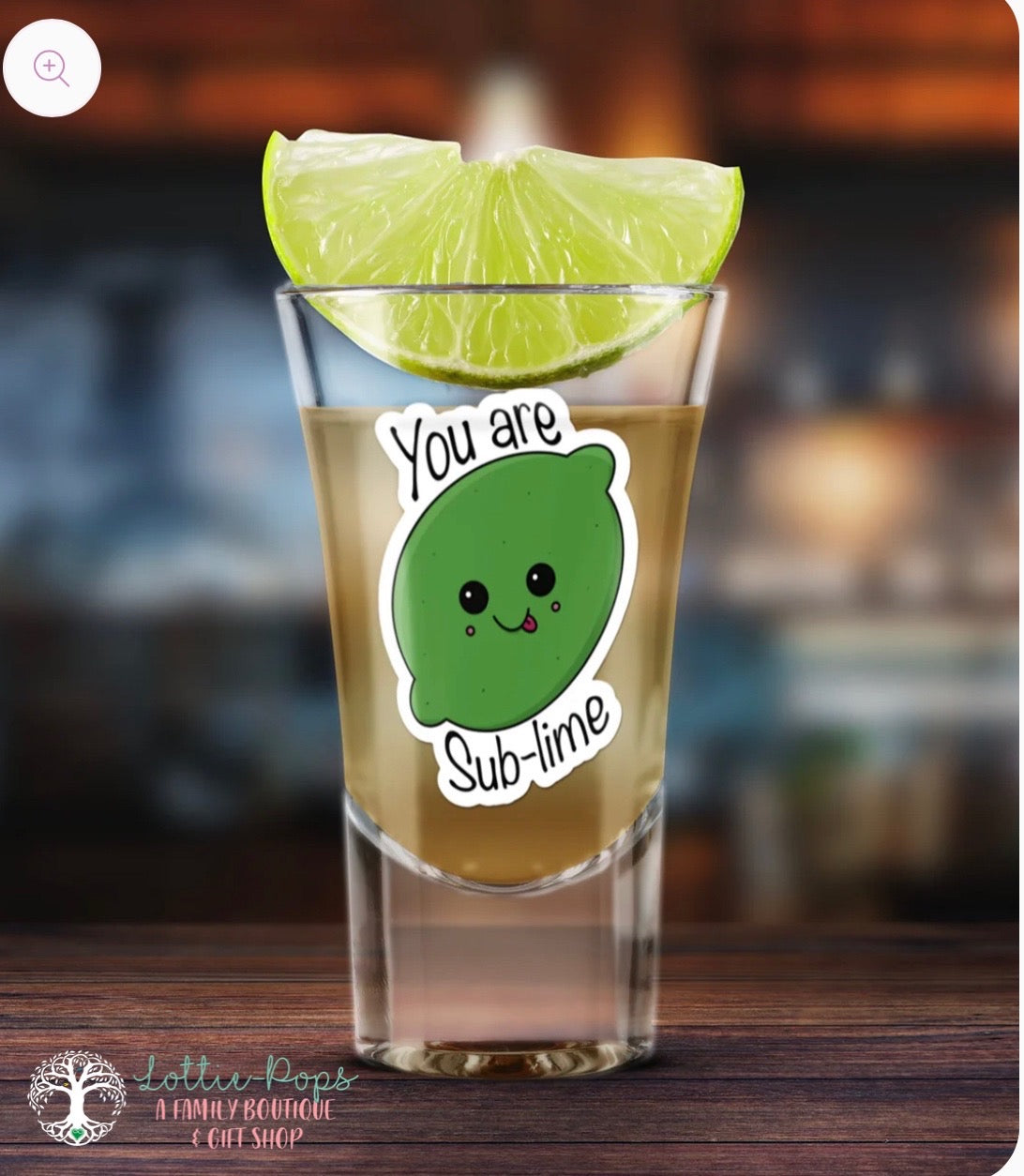 You are Sub-Lime Sticker - Glass Fairies - Stickers