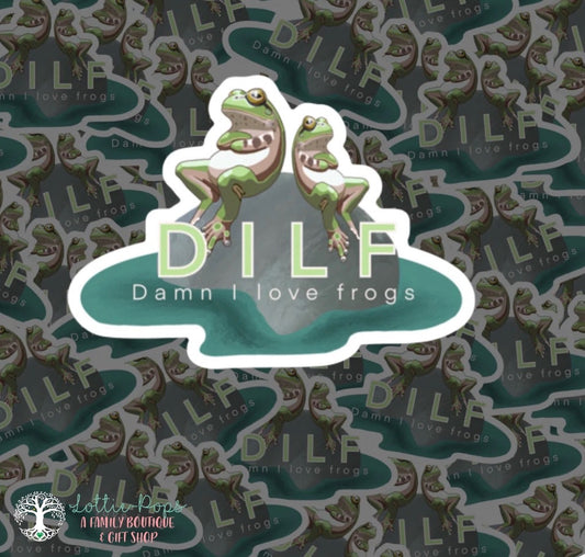 DILF Sticker - Glass Fairies - Stickers