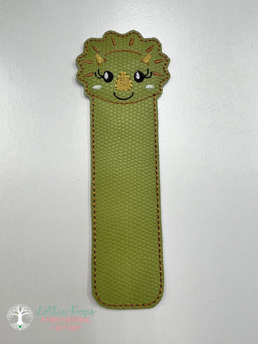 Dinosaur bookmark - Cobblestone Crafts
