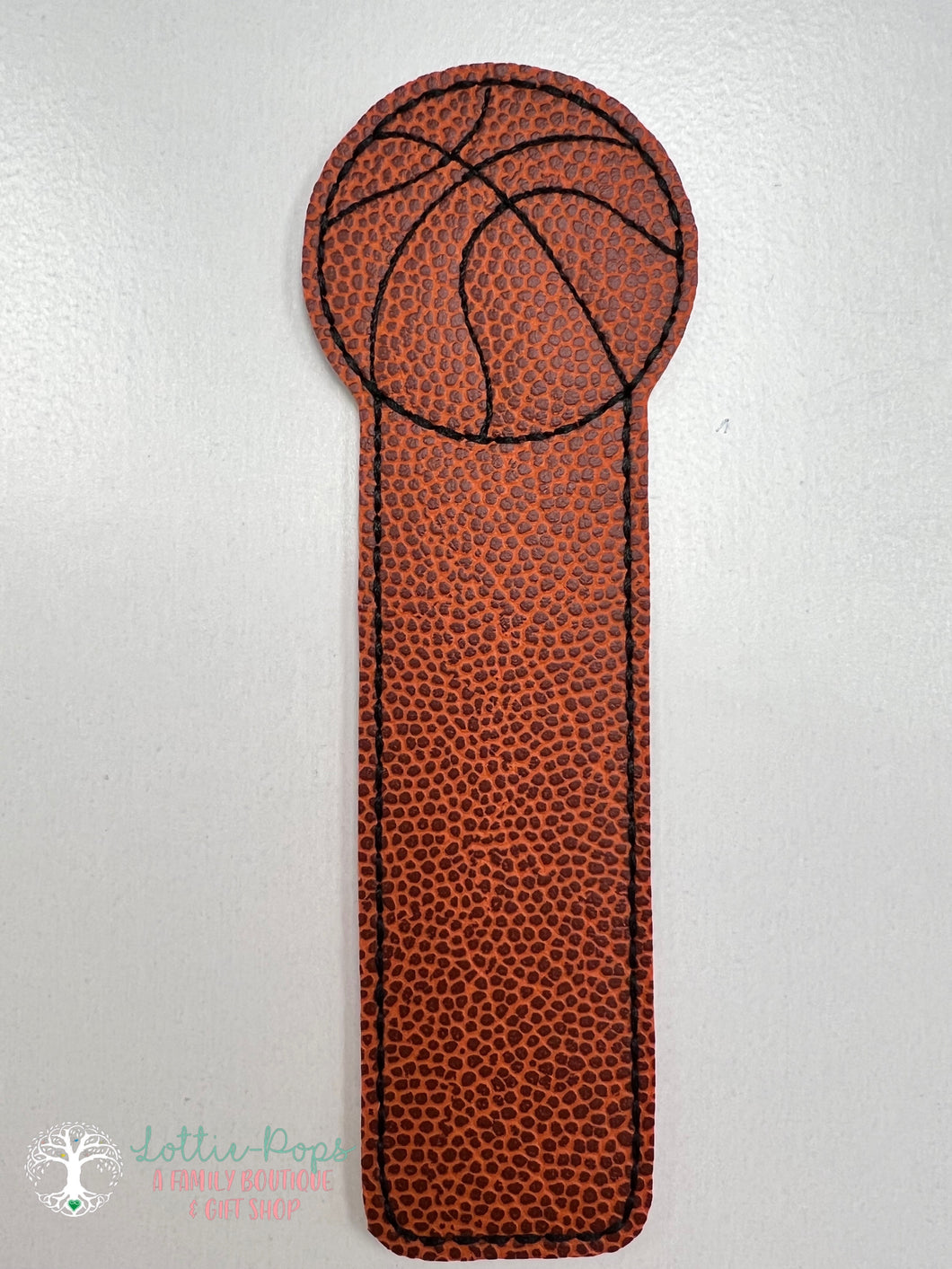 Basketball bookmark - Cobblestone Crafts