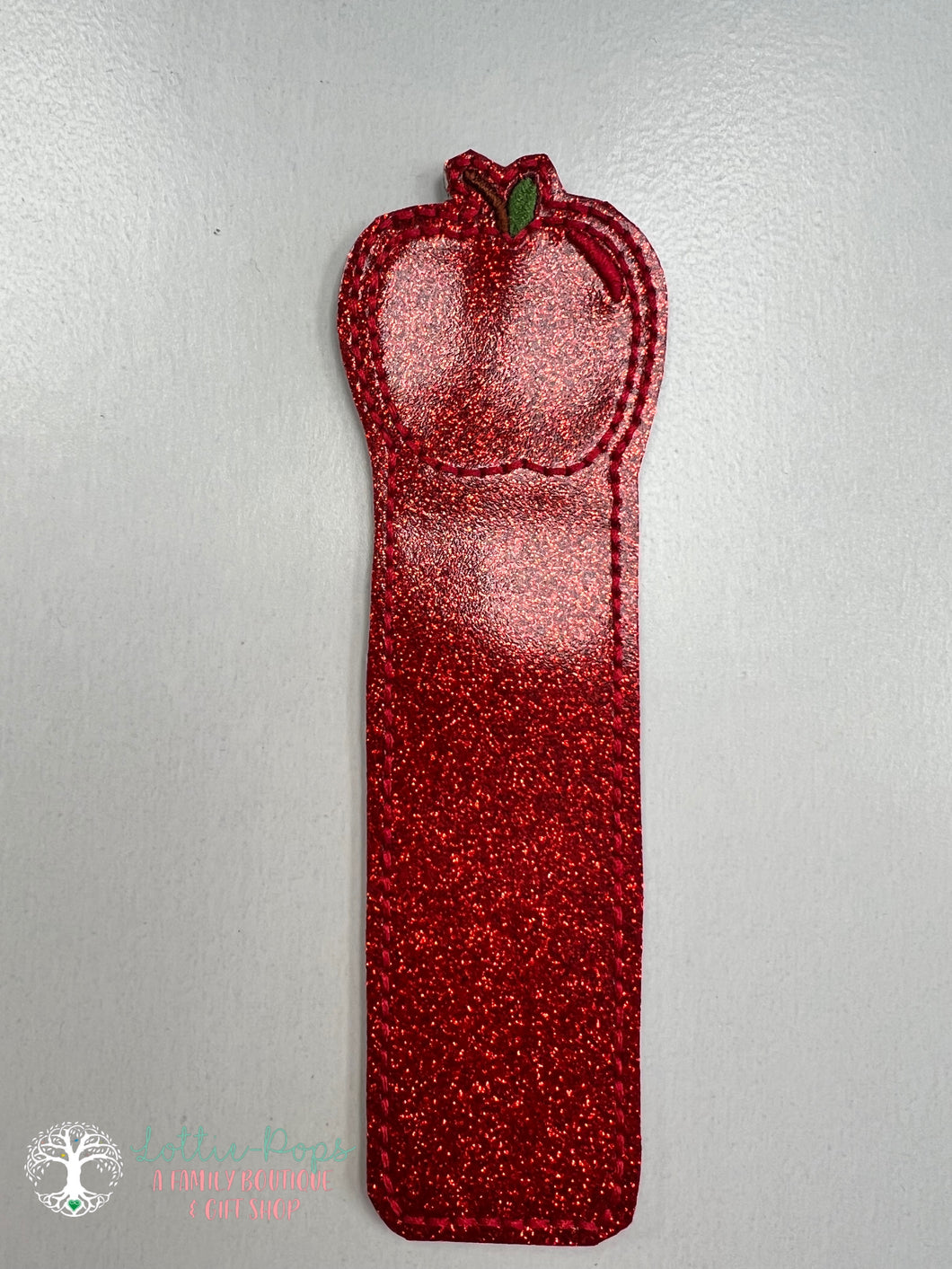 Apple bookmark - Cobblestone Crafts