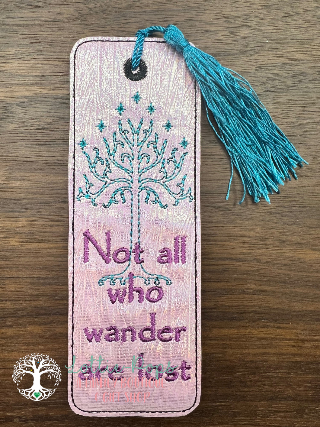 Not all who wander bookmark - Cobblestone Crafts