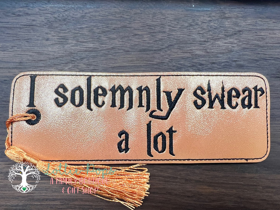 I Solemnly Swear Bookmark - Cobblestone Crafts