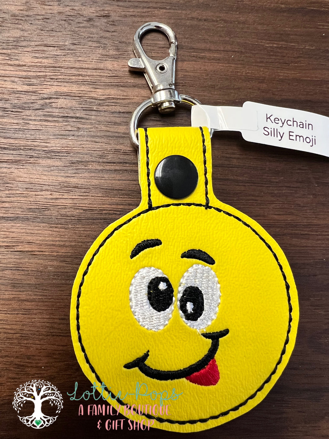 ST Silly Emoji Keychain - Cobblestone Crafts