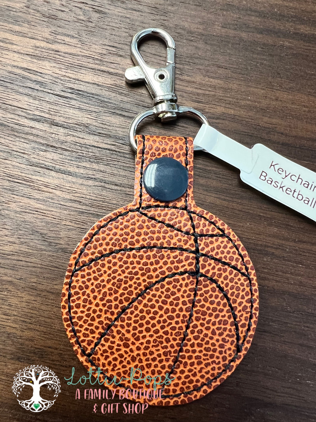 St Basketball Keychain - Cobblestone Crafts