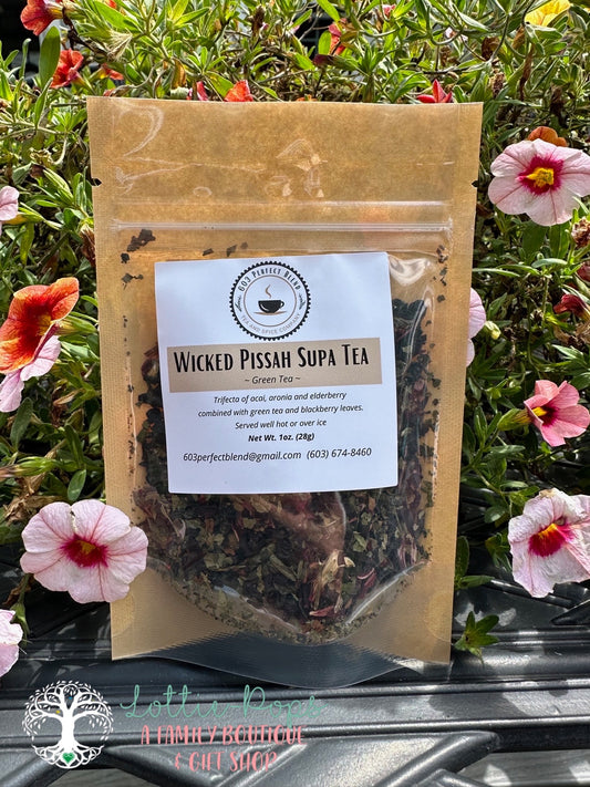 WICKED PISSAH SUPA TEA - GREEN TEA - 603 PERFECT BLEND LLC