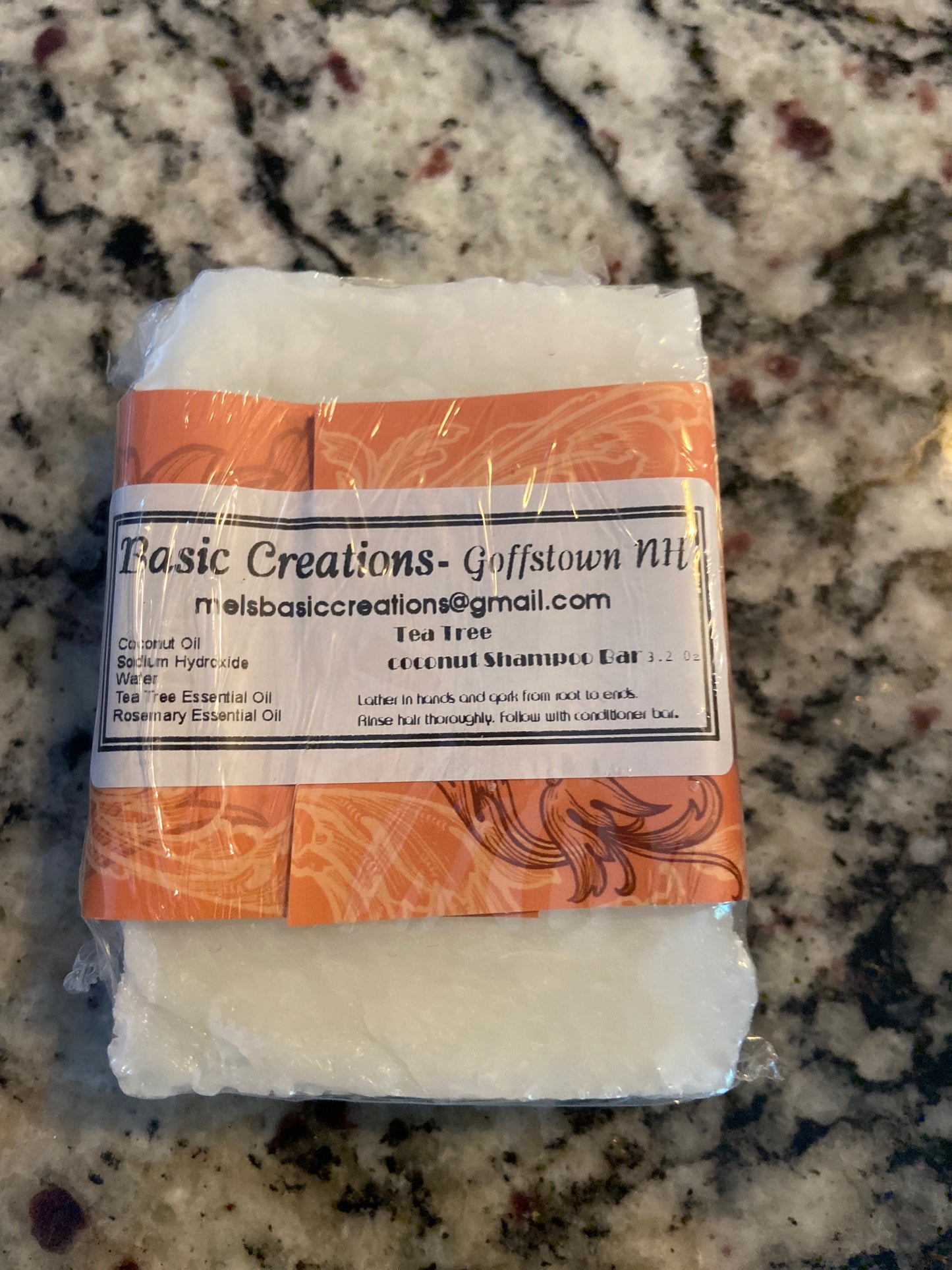 Tea Tree Shampoo Bar - Basic Creations LLC