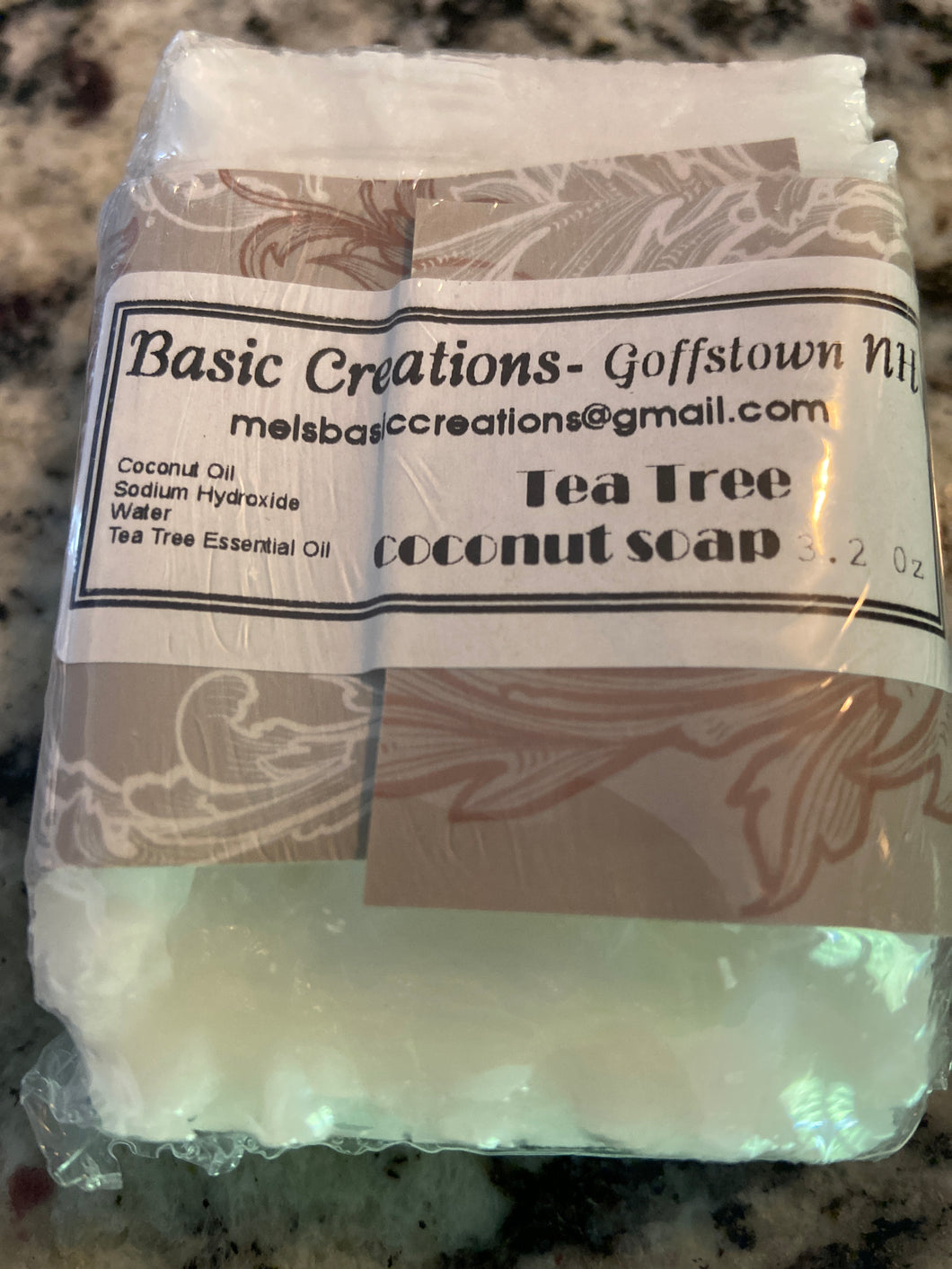 Tea Tree Coconut Soap - Basic Creations LLC