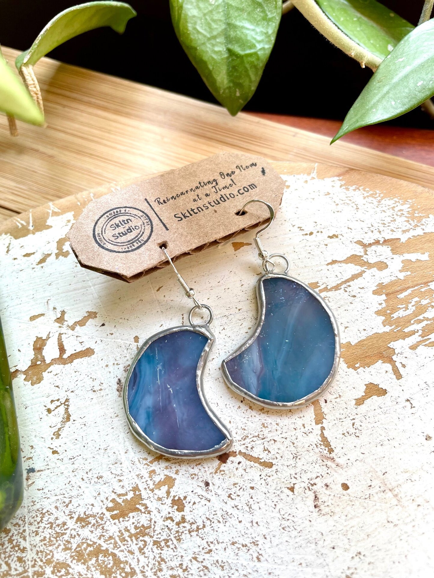 Stained Glass Earrings - Skltn Studio