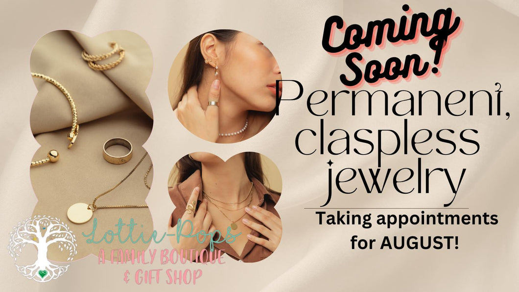 $15 Gift Certificate for Permanent Jewelry - Lottie-Pops Boutique