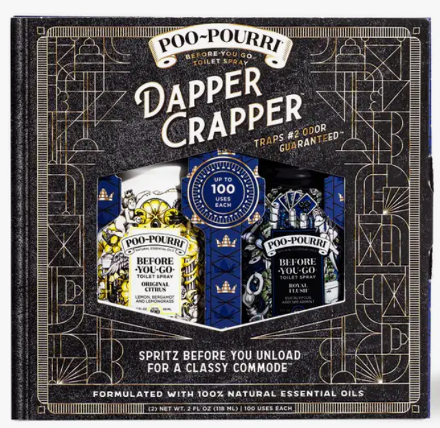 Poo~Pourri Dapper Crapper Gift Set 2 Pack 2 oz