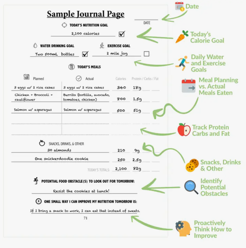 the Nutrition Sidekick Journal