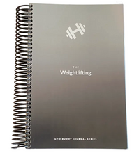 Load image into Gallery viewer, Weightlifting Gym Buddy Journal V1 (Spiral Bound)
