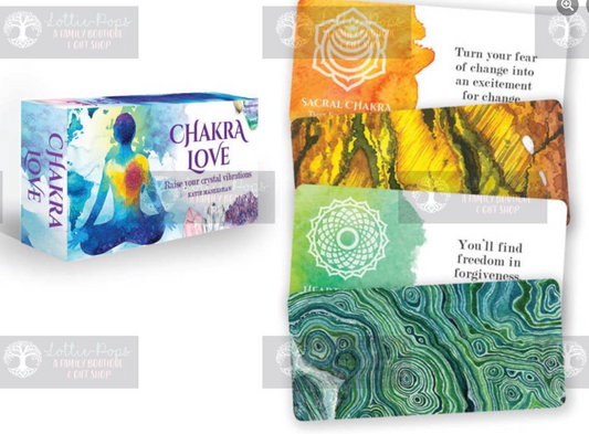 Chakra Love: Raise Your Crystal Vibrations (40 Mini Cards)