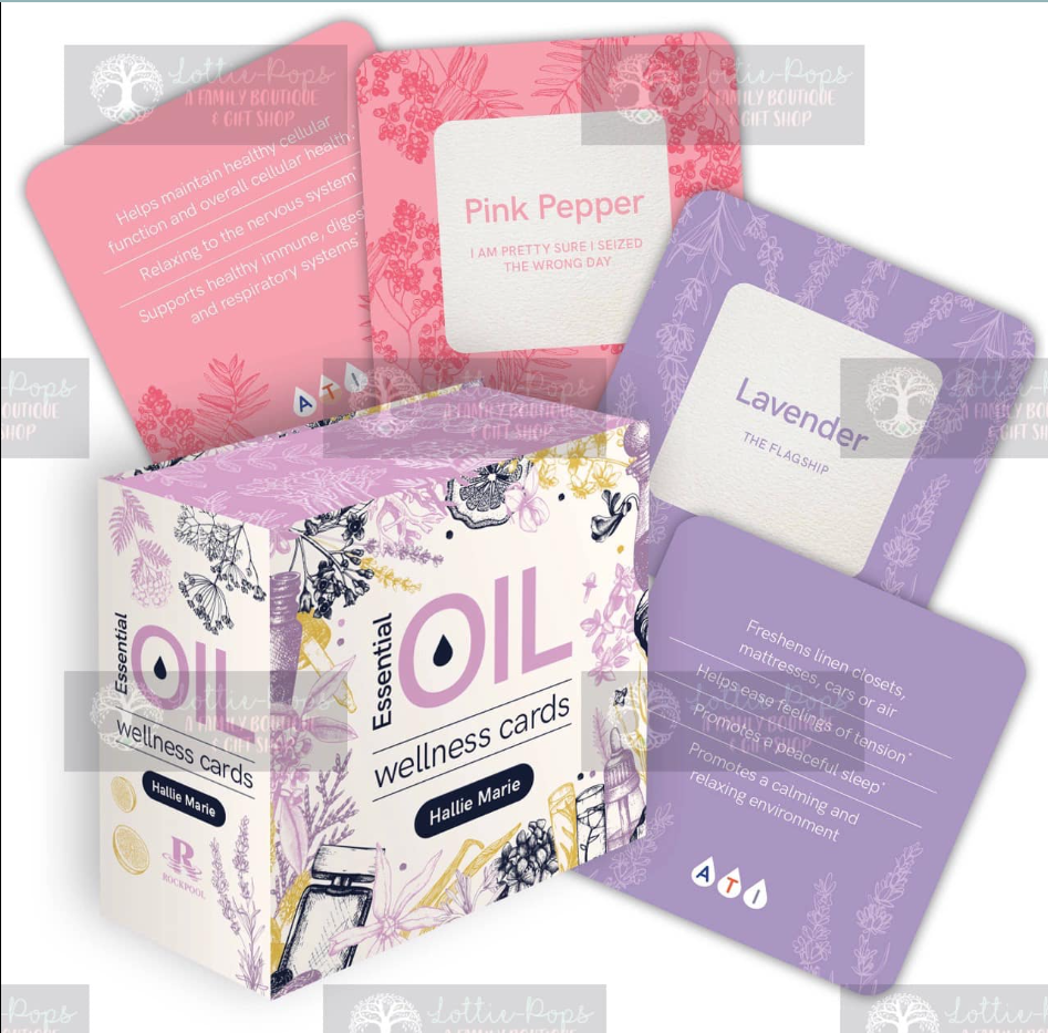 Essential Oil Wellness Cards (61 Cards with Ring Hold)
