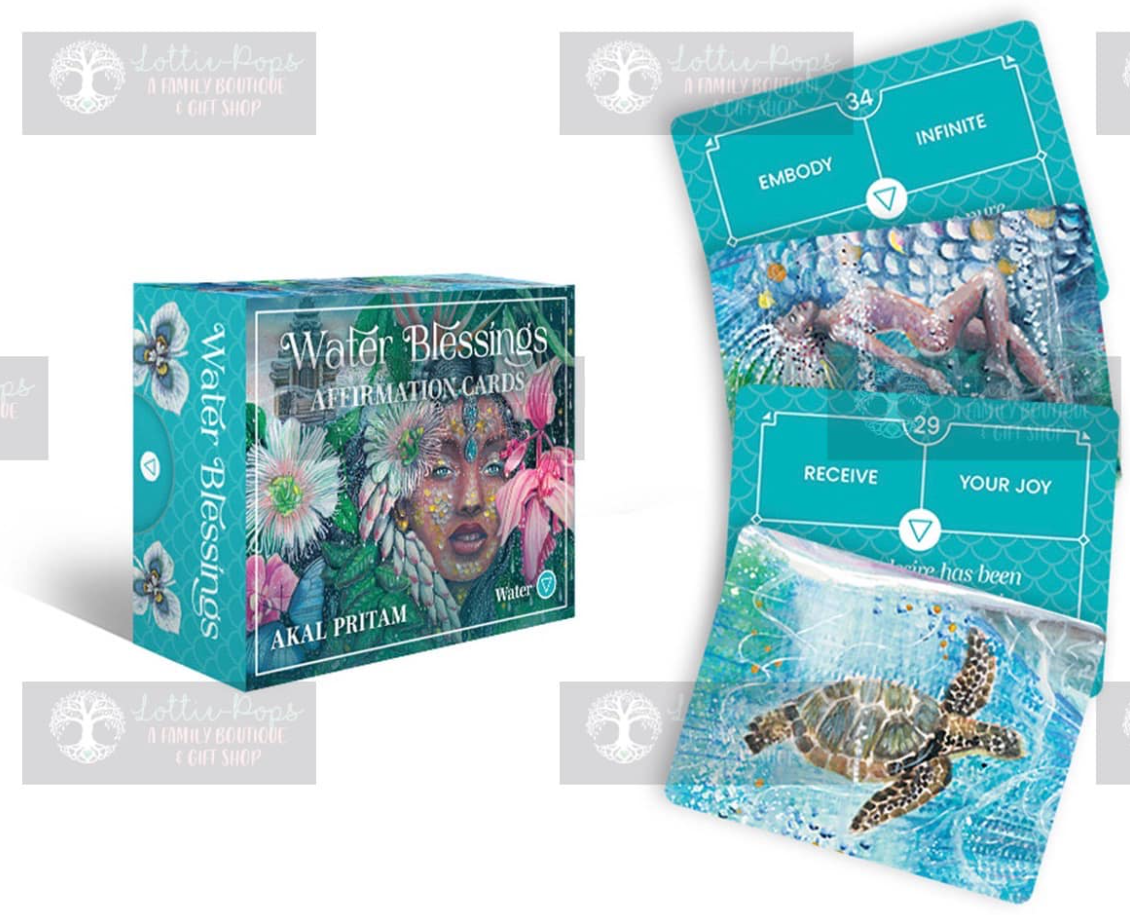 Water Blessings (40 Full-Color Affirmation Cards)