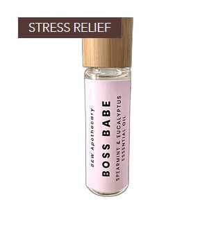 Essential Oil Roller - Boss Babe -B&W Apothecary
