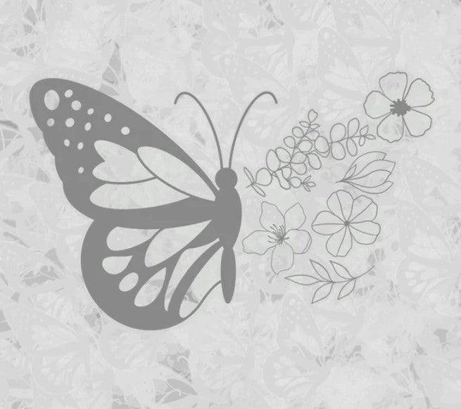 Butterfly Sticker - Glass Fairies