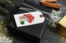 Load image into Gallery viewer, Holiday Mushroom Sticker - Glass Fairies
