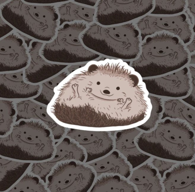 Hedgehog Sticker - Glass Fairies