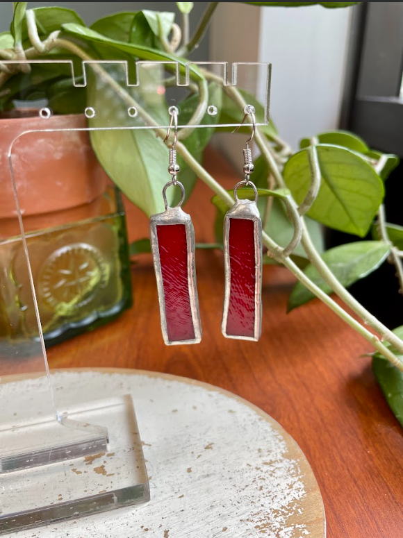 Stained Glass Earrings - Skltn Studio