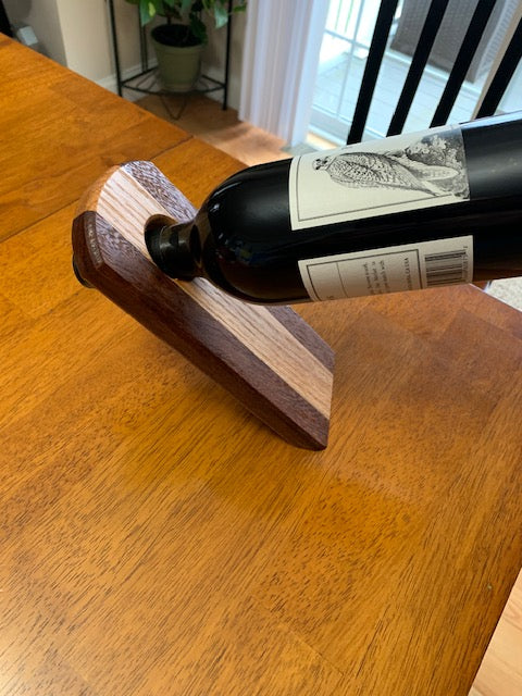 Wine Bottle Balancer - Fungi Woodworking