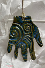 Load image into Gallery viewer, Clay Ornaments Hand - Lynn McLoughlin
