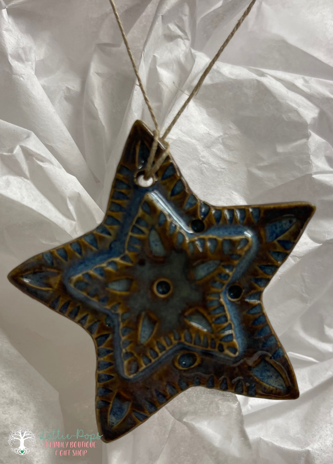 Clay Ornaments Stars - Lynn McLoughlin