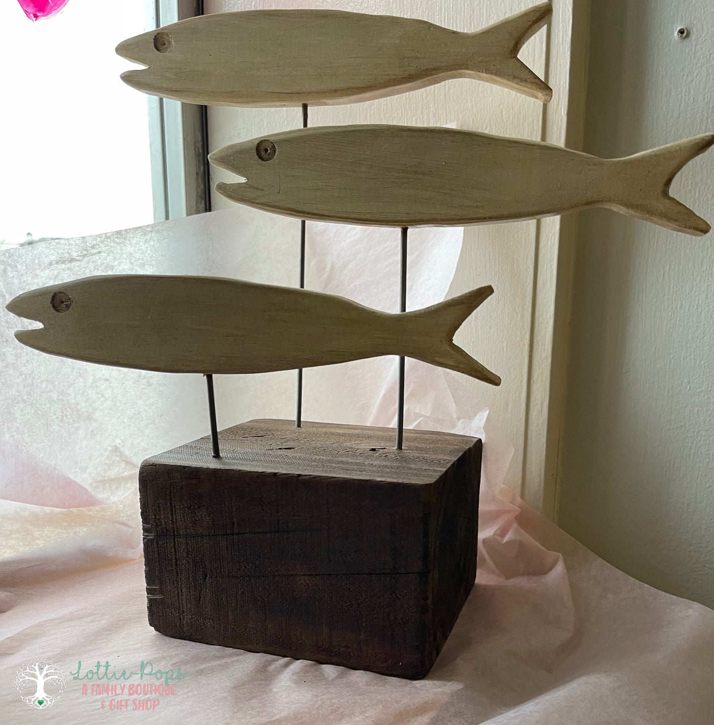 3 Fish Display - Night Owl Rustics LLC