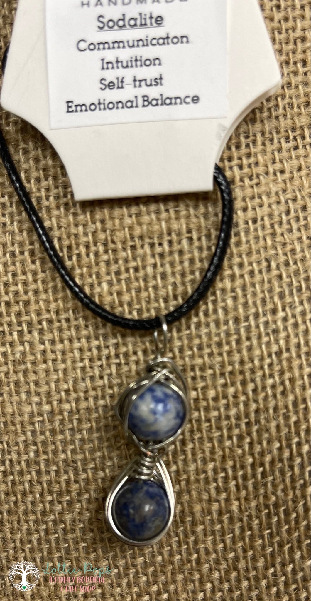 Double Stone Pendant Necklace - Luna Litt