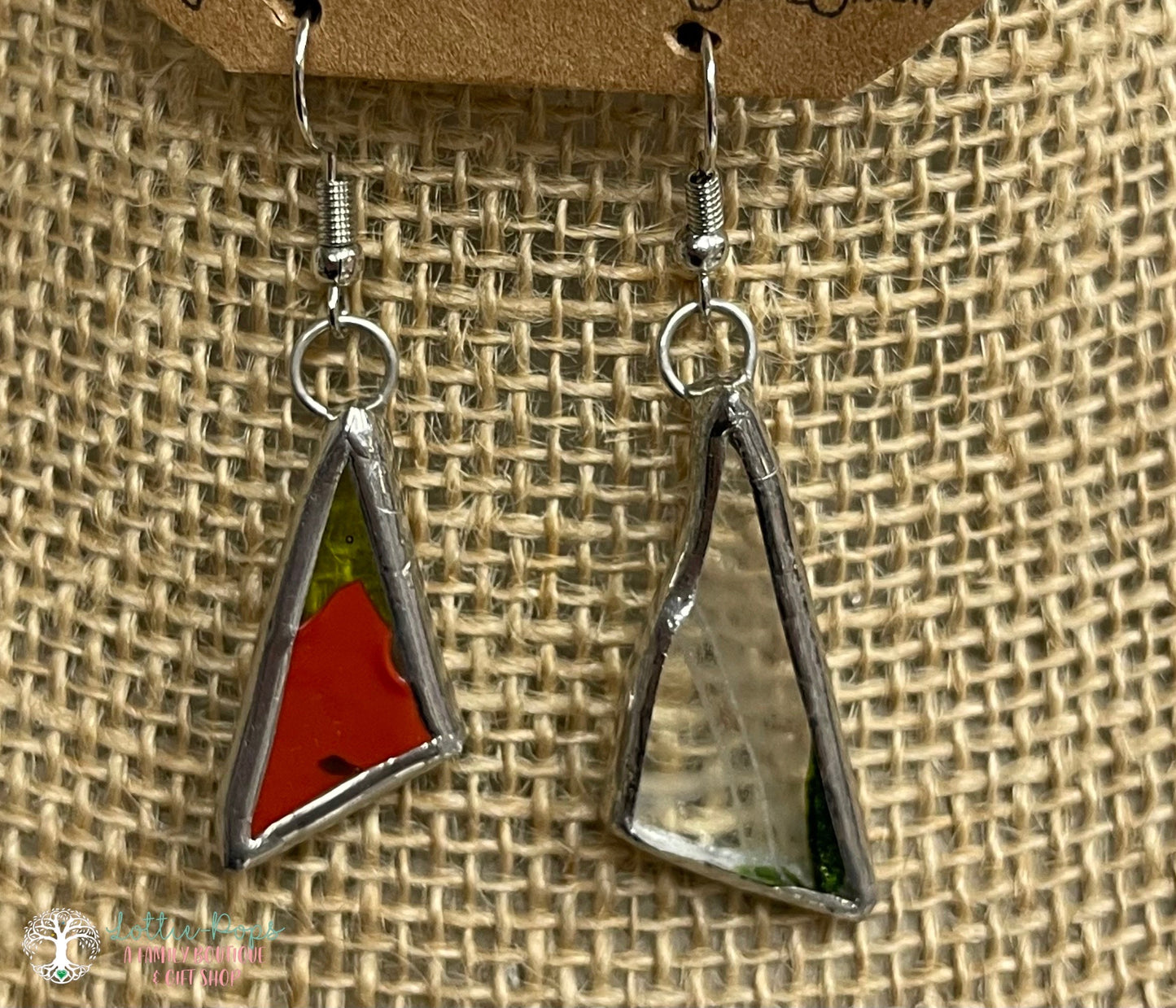 Stained Glass Earrings - Skltn Studio