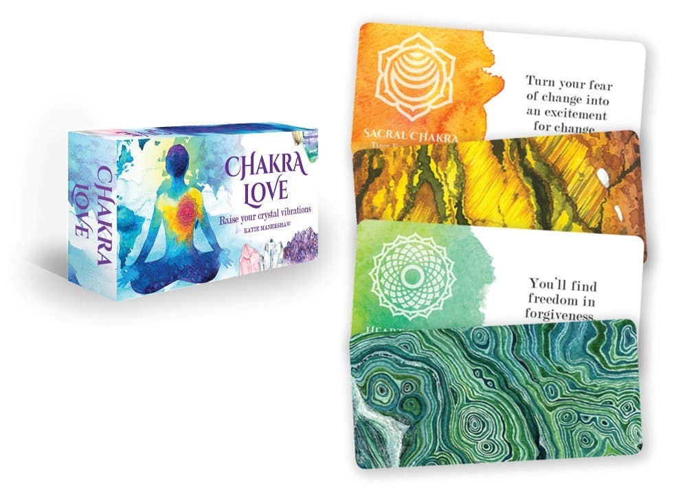 Chakra Love: Raise Your Crystal Vibrations (40 Mini Cards)