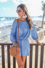 Load image into Gallery viewer, Malibu Off the Shoulder Romper
